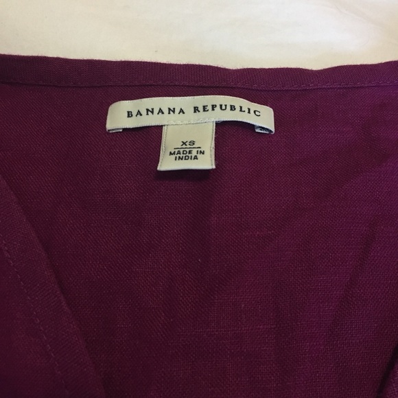 Banana Republic // Purple Linen Top - Picture 4 of 8